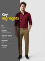 Wood Brown Chino Pants