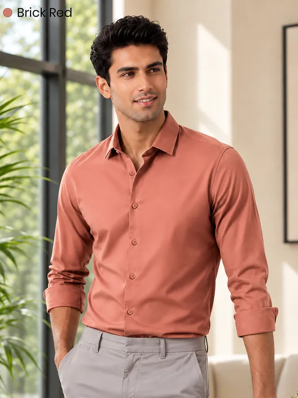 Pick Any 2 - Plain Cotton Shirts Combo