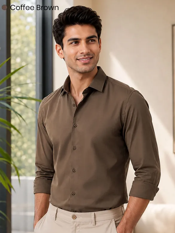 Pick Any 2 - Plain Cotton Shirts Combo