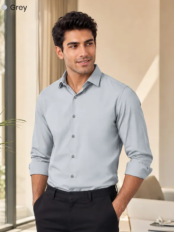 Pick Any 2 - Plain Cotton Shirts Combo