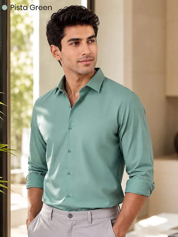 Pick Any 2 - Plain Cotton Shirts Combo