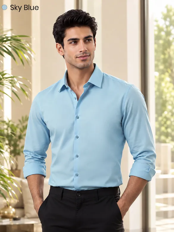 Pick Any 2 - Plain Cotton Shirts Combo