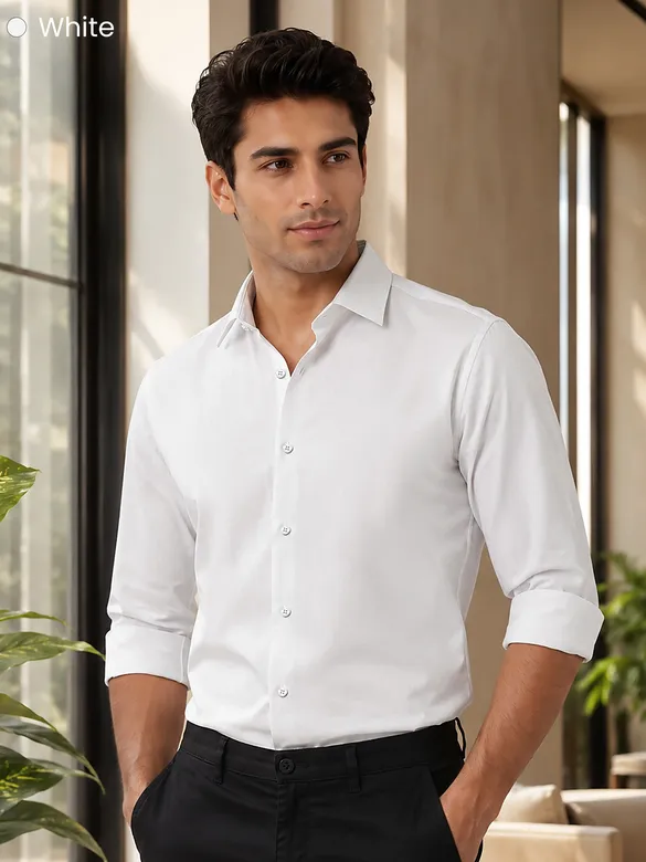 Pick Any 2 - Plain Cotton Shirts Combo