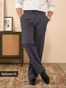 Charcoal Grey Solid Korean Pants
