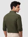 Army Green - Plain Cotton Shirts