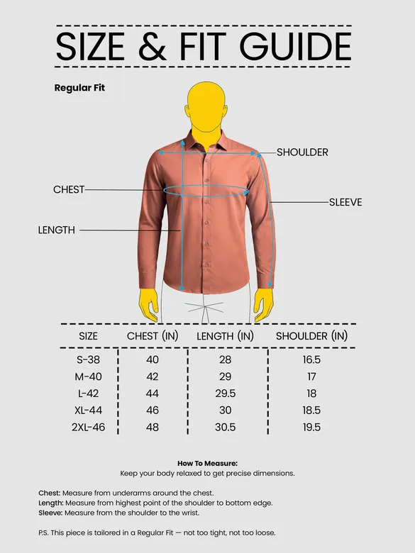 Brick Red - Plain Cotton Shirts