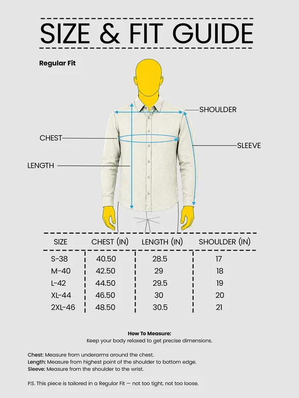 Cream Linen Textured Shirt