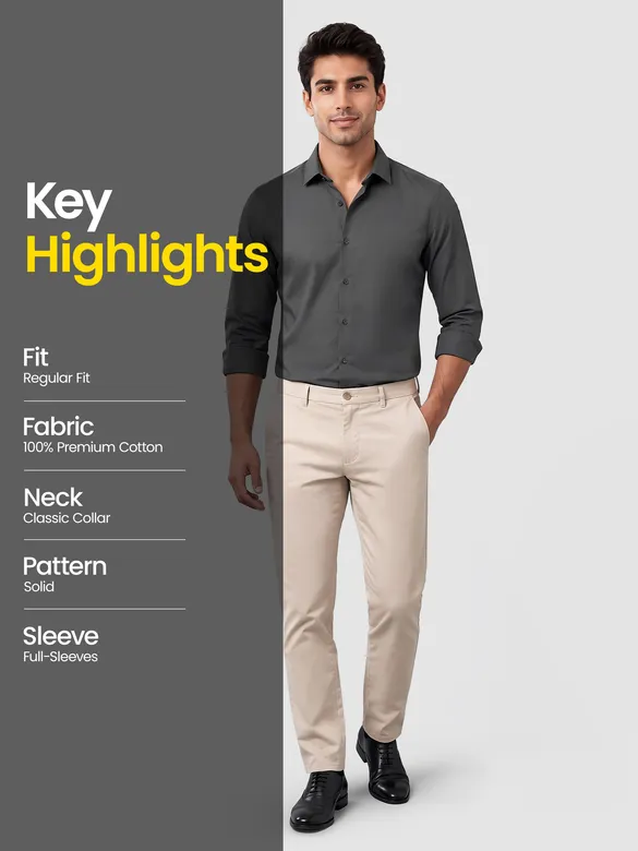 Pick Any 2 - Plain Cotton Shirts Combo