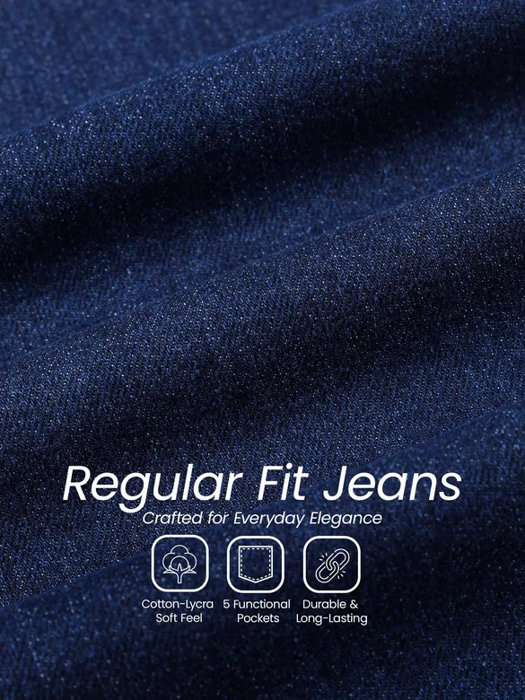 Indigo Regular Fit Jeans