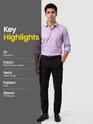 Lilac - Plain Cotton Shirts