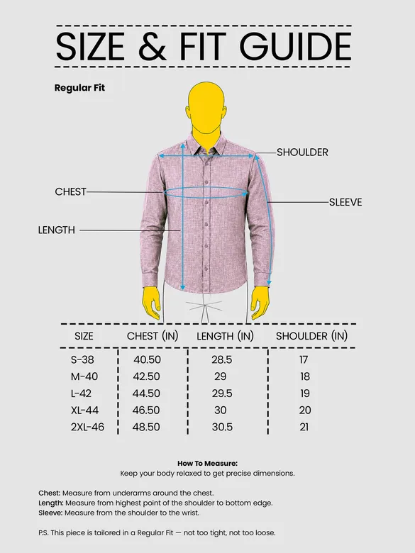 Pastel Mauve Linen Textured Shirt