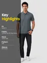 Dark Grey Polo T-shirt