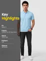 Ice Blue Polo T-shirt