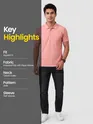 Rose Pink Polo T-shirt