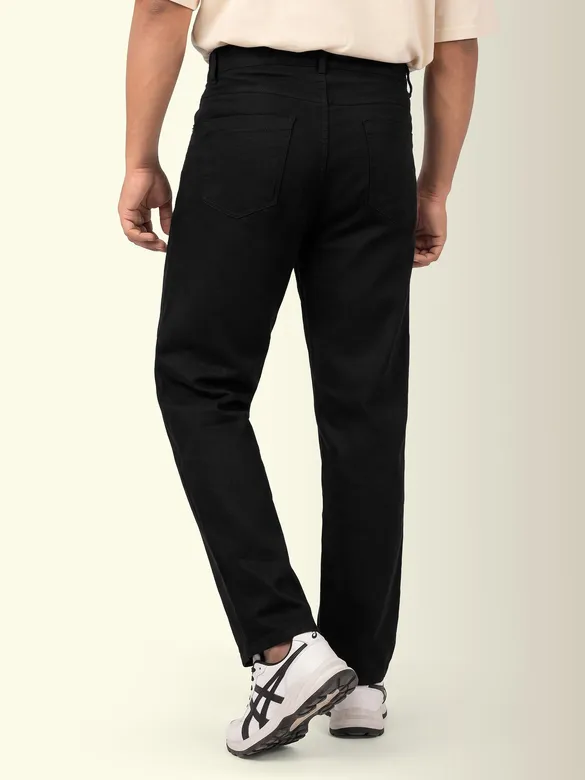 Black Relaxed Fit Pants