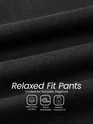 Black Relaxed Fit Pants