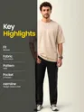 Black Relaxed Fit Pants