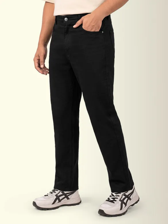 Black Relaxed Fit Pants