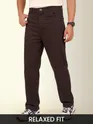 Chocolate Brown Relaxed Fit Pants