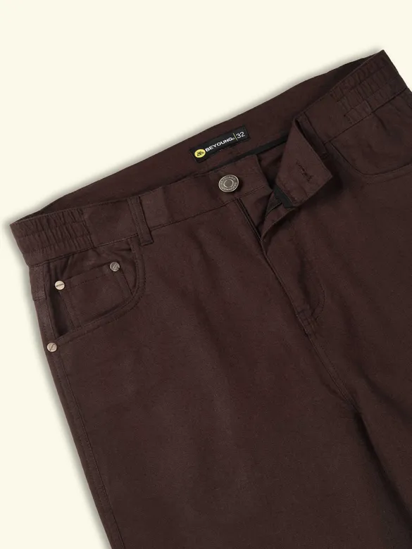 Chocolate Brown Relaxed Fit Pants