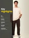 Chocolate Brown Relaxed Fit Pants