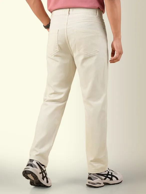 Off White Relaxed Fit Pants