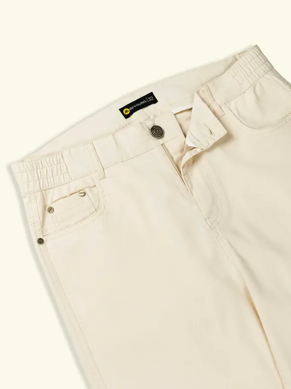 Off White Relaxed Fit Pants