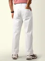 White Relaxed Fit Pants