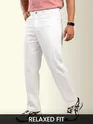 White Relaxed Fit Pants