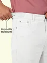 White Relaxed Fit Pants