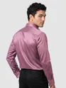 Mauve Double Cuff Satin Shirt