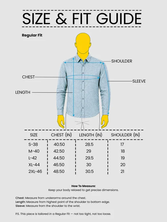 Sky Blue Linen Textured Shirt