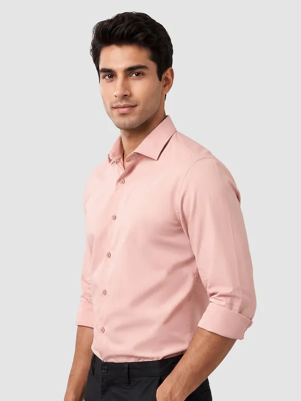 Soft Pink - Plain Cotton Shirts