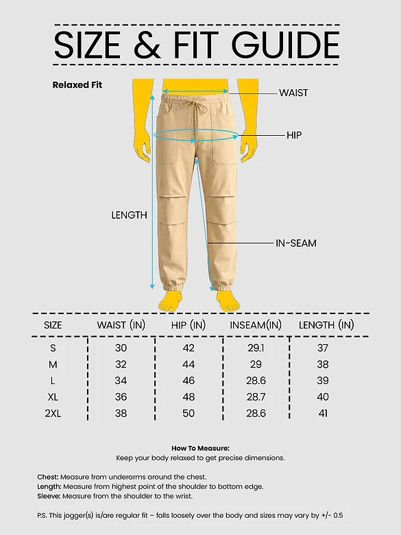Beige Elasticated Cargo