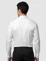 White Double Cuff Satin Shirt
