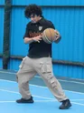 Light Grey 11 Pocket Buckle Cargo Pants