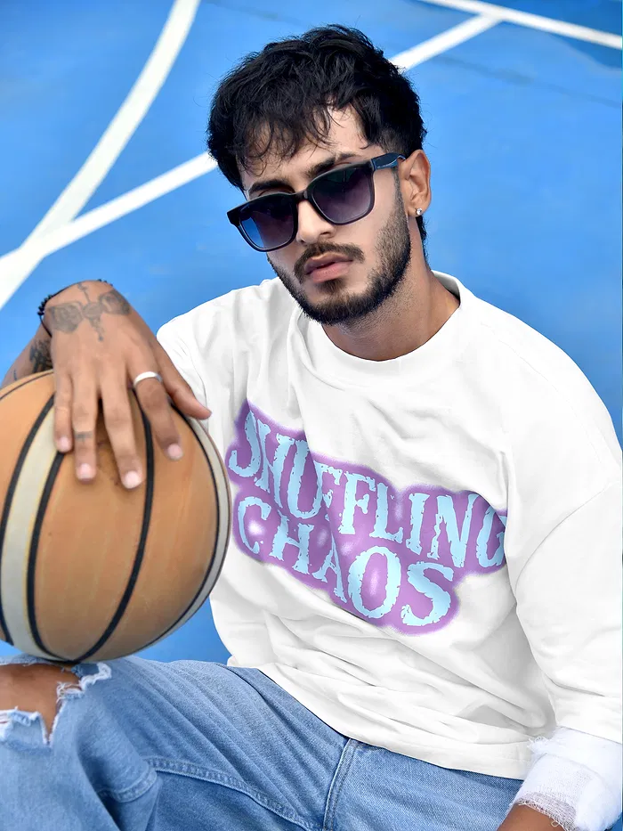 White Star Patch Oversized T-Shirt