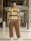 Yellow Recycled Plaid Flannel Shirt