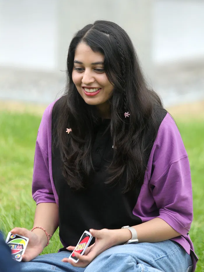 Purple Cut And Sew Polo T-shirt for Women