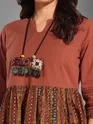Tribal Print Short Flare Kurti