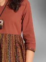 Tribal Print Short Flare Kurti