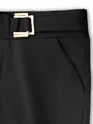 Black Belted Skin Tight Women Jeggings