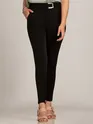 Black Belted Skin Tight Women Jeggings