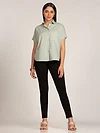 Black Belted Skin Tight Women Jeggings
