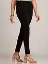 Black Belted Skin Tight Women Jeggings