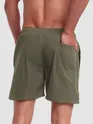 Plain Army Green Mens Boxer
