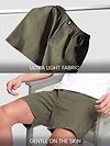 Plain Army Green Mens Boxer