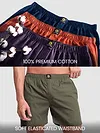 Plain Army Green Mens Boxer
