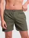 Plain Army Green Mens Boxer