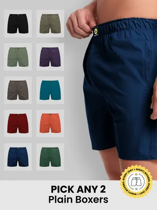 cotton boxer shorts, 